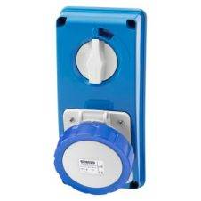 Gewiss Vert Skt Outlet W/MCB W/Btm 3P+E 16A 380-415V 6H